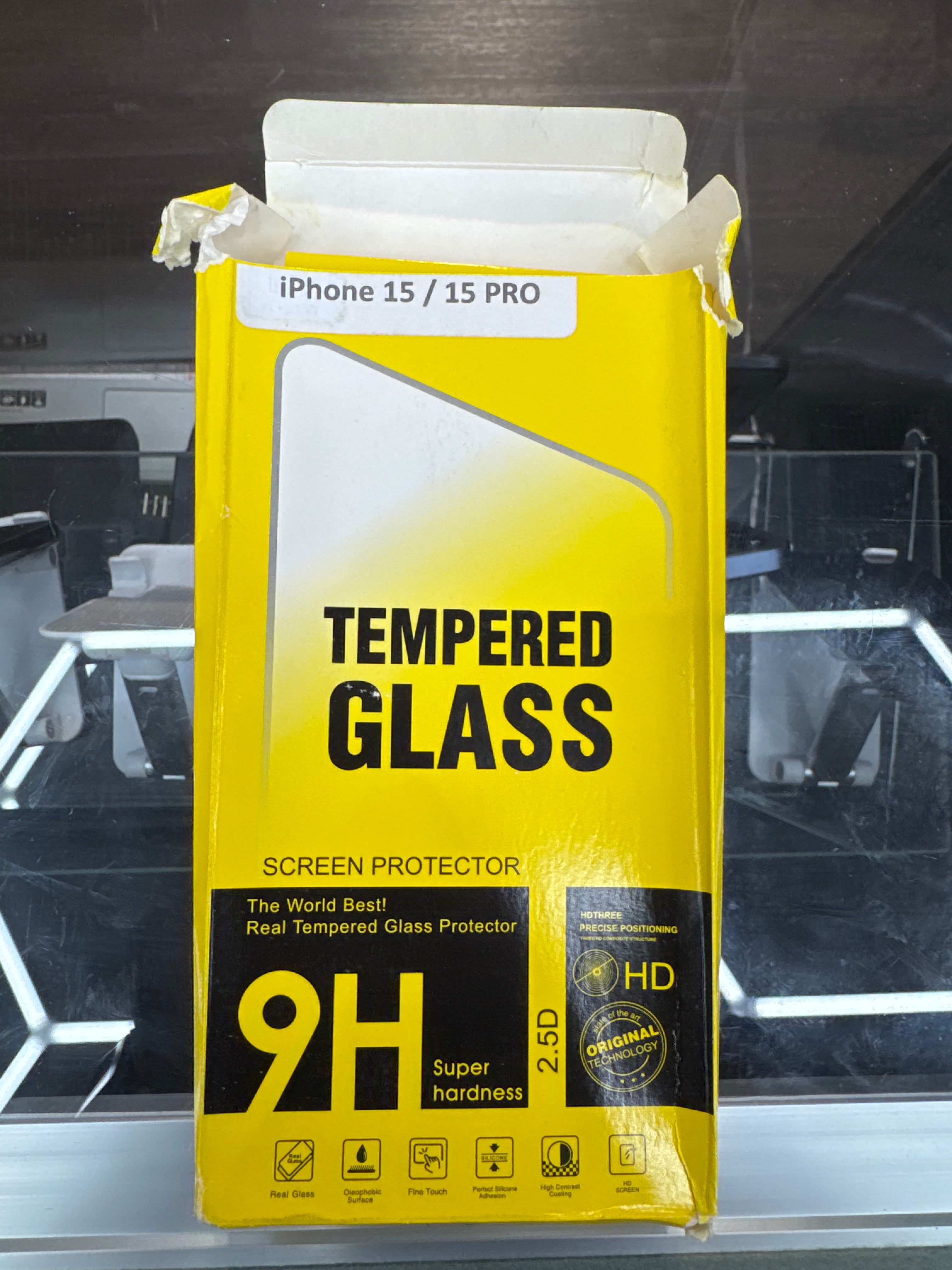 iPhone 15/15Pro Screen Protector Clear